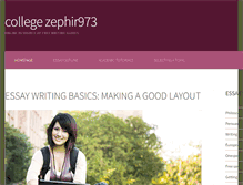 Tablet Screenshot of collegezephir973.com